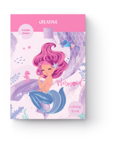 Книжка за оцветяване. Creative Children, 40 стр, Girls