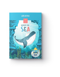 Книжка за оцветяване Creative Children, 40 стр., Sea
