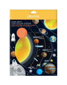Комплект плакат със стикери Creative, Universe