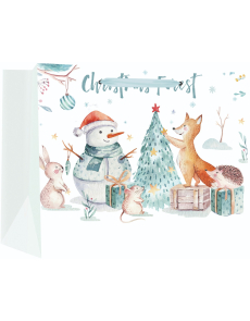 Подаръчни торбичка XMAS Jumbo Deluxe, 33x20x46 cm, 77564