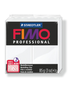 Полимерна глина Staedtler Fimo Prof,85g, бял 0