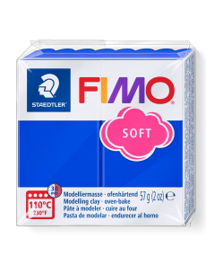 Полимерна глина Staedtler Fimo Soft, 57 g, брилянтно син 33