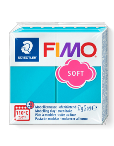 Полимерна глина Staedtler Fimo Soft, 57 g, ментово син39