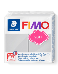 Полимерна глина Staedtler Fimo Soft, 57 g, делфинено сив 80