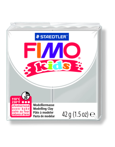 Полимерна глина Staedtler Fimo Kids,42g, светло сив 80