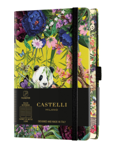 Бележник Castelli Eden, 13x21cm, лин, Panda