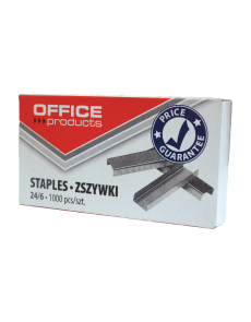 Телчета Office Products 24/6,станд, до 30 листа, опаковка 1000