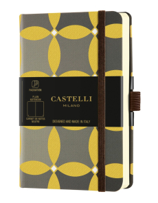 Бележник Castelli Oro, 13x21cm, бели л., Circles