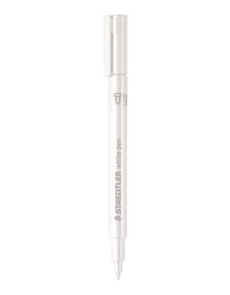 Маркер Staedtler Metallic, объл връх, 1-2 mm, бял
