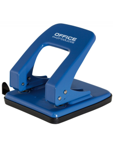 Перфоратор Office Products, до 40 листа, метален, син