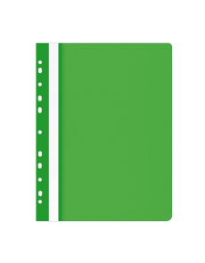 Папка Office Products с прозрачно лице европерф, зелен