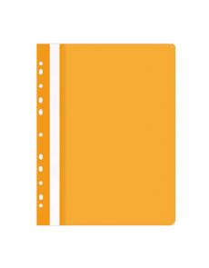 Папка Office Products с прозрачно лице европерф, оранж