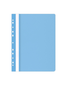 Папка Office Products с прозрачно лице европерф, светло син