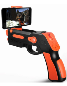 Геймърски бластер с поставка за телефон,черен/оранжев