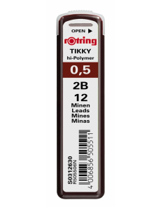 Графити Rotring за Автоматичен молив, 0.5mm, 2В
