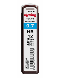 Графити Rotring за Автоматичен молив, 0.7mm, HB