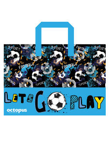 Текстилна чанта Octopus, за блок No5, Lets go play