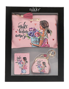 Подаръчен комплект Nikky, 3 части, Flower day