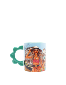 Керамична чаша Nicole Lee, 500ml, Martha Italy