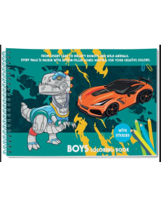 Книжка за оцветяване Creative, А4, 31 стр., Cars